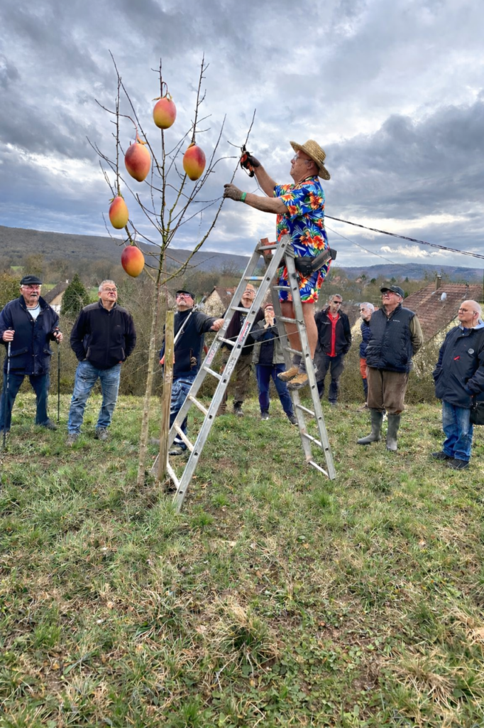 Le président attend le soleil avec impatience.